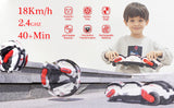 RC snake Car 2.4G Remote Control Vehicle 18km/h High-Speed RC Drift Offroad 360 Rotation Twist Rolling Electric