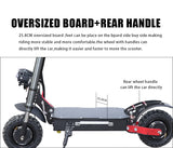 60V 5600W Dual Drive Electric Scooter 80km/h Foldable with Seat