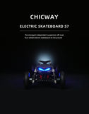 All-terrain Electric skateboard Four-wheel drive off-road skateboarding Top speed 30 mph planetary gear motor