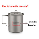 3 Pieces Titanium 750ml Pot Cookware Set - activityasset