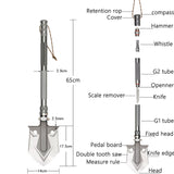 Folding Shovel Tactical Multi-tool - activityasset