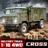 Military Truck Crawler Vehicle 4WD Electric Remote Control Model