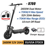 60V 5600W Dual Drive Electric Scooter 80km/h Foldable with Seat