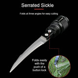 Tactical Trekking Poles Outdoor Garden Camping Multi Tool Kit Walking Cane Hiking Stick Survival Hunting Self Defense Tools