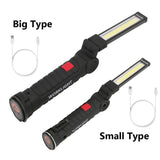 LED Tactical Flashlight USB Rechargeable Torch Waterproof Magnetic