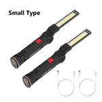 LED Tactical Flashlight USB Rechargeable Torch Waterproof Magnetic