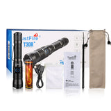 Trustfire T30R LED Tactical Flashlight 460 Lumens Beam Range Military Rechargeable