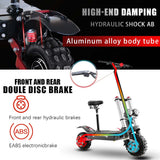 13inch Tire Fast Speed 100km/h Power Motor Scooter Long Range Easy Folding