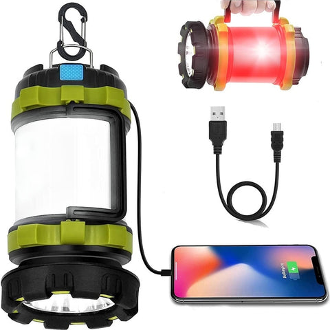 Long Use Camping Lantern Rechargeable LED Torch Waterproof