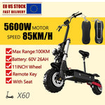 13inch Tire Fast Speed 100km/h Power Motor Scooter Long Range Easy Folding