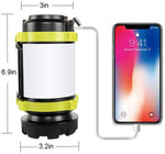 Long Use Camping Lantern Rechargeable LED Torch Waterproof