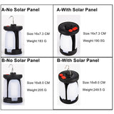 Folding Solar LED Camping Lamp Lighting Leaf