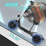 13inch Tire Fast Speed 100km/h Power Motor Scooter Long Range Easy Folding