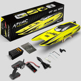 Atomic 45mph High-Speed Lake Racing Remote Control RC Boat 2.4Ghz  with ABS Unibody Blow Plastic Hull