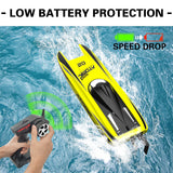 Atomic 45mph High-Speed Lake Racing Remote Control RC Boat 2.4Ghz  with ABS Unibody Blow Plastic Hull