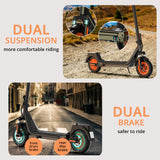 Electric Scooters 10 Inch Smart Skateboard 500W Motor 35 KM/H Max Speed Shock Absorption Folded E-Scooter