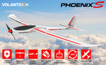 PhoenixS plane Streamline ABS Plastic Fuselage with 1600MM Wingspan EPO Glider remote control