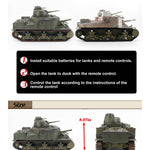 RC Tank Hand Full Metal with Light Sound