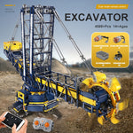 RC Motorized Bucket Wheel Excavator Building  Model