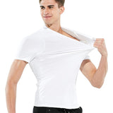 Anti-Dirty Waterproof Men T-Shirt Breathable Antifouling Quick Dry