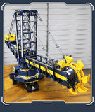 RC Motorized Bucket Wheel Excavator Building  Model