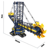 RC Motorized Bucket Wheel Excavator Building  Model