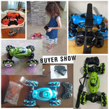 4WD RC Car Radio Gesture Induction Music Light Twist High-Speed Stunt Remote Control Off Road Drift Vehicle