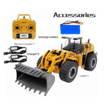 Remote Control Metal Wheel Loader Front Loader