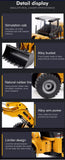 Remote Control Metal Wheel Loader Front Loader