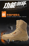 High-Quality Leather Military Combat Boots