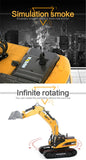 Full Metal Huina 1580 V4 RC Excavator