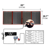 18V/36V 200W Portable Solar Panel - activityasset