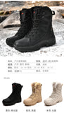 Leather Combat Boots for Men and Women Military Snow Boots