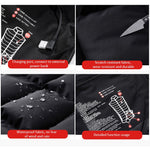 9 Areas Heated Hooded Vest Waterproof