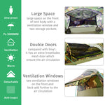 Ultralight 3 Season Tent with Mosquito Net - activityasset