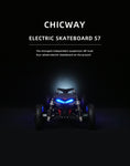 All-terrain Electric skateboard Four-wheel drive off-road skateboarding Top speed 30 mph planetary gear motor