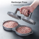 Aluminum Double Burger Press