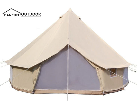 Waterproof Cotton Canvas Bell Tent with Stove Jacket