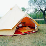 Waterproof Cotton Canvas Bell Tent with Stove Jacket