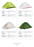 1 2 3 People Tent Ultralight