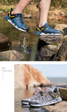 Outdoor Trekking Wading Aqua Shoes Breathable Mesh Quick drying Non-slip