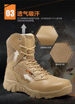 High-Quality Leather Military Combat Boots