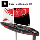 Hurricane 2 Channel Sailboat With 1 Meter Hull Length And ABS Plastic Waterproof Hull