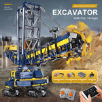 RC Motorized Bucket Wheel Excavator Building  Model