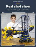 RC Motorized Bucket Wheel Excavator Building  Model