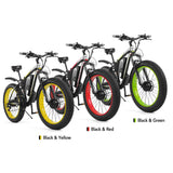 Electric Mountain Bike with Dual 500W Motors 31.1MPH 43.5 Miles Commuter Bicycle 48V 17.5Ah Battery MAX 50 km/h