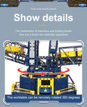 RC Motorized Bucket Wheel Excavator Building  Model