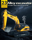 Full Metal Huina 1580 V4 RC Excavator