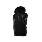 9 Areas Heated Hooded Vest Waterproof