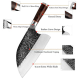 Handmade High Carbon Steel Forged Butcher knife Meat Cleaver